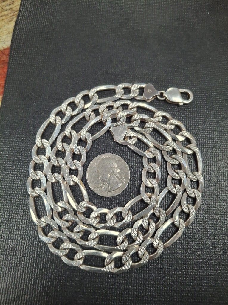 925 Silver Figaro Chain