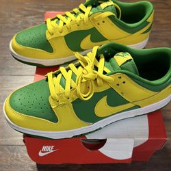Reverse Brazil Nike dunk lows