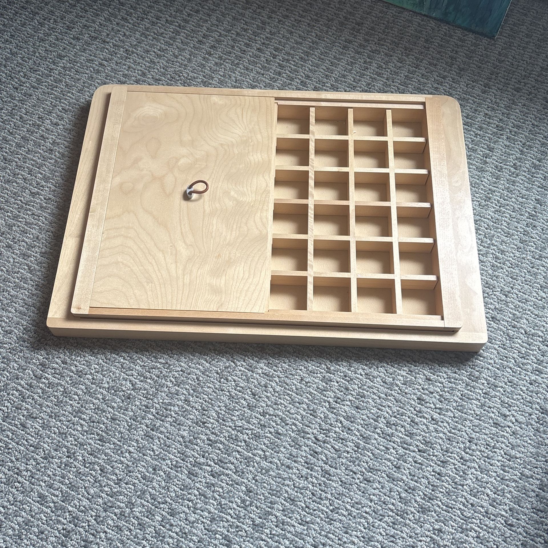 Elfa Birch Wood Jewelry Box Drawer And Frame