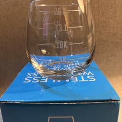 New - Stemless Wine Glass for Runners  