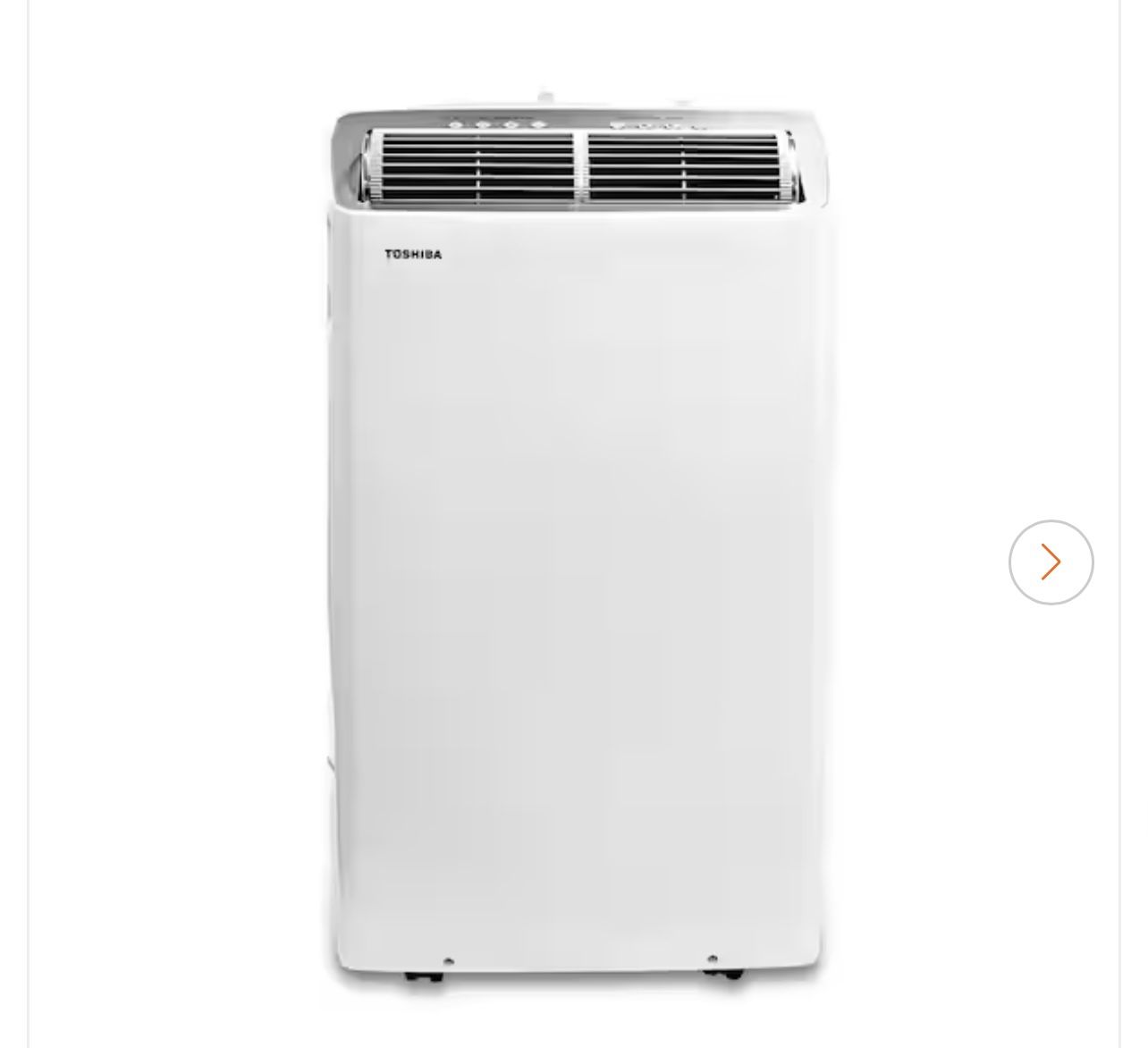 NEW TOSHIBA RACPT1412HVWRU 12,000 BTU Portable Air Conditioner Cools
