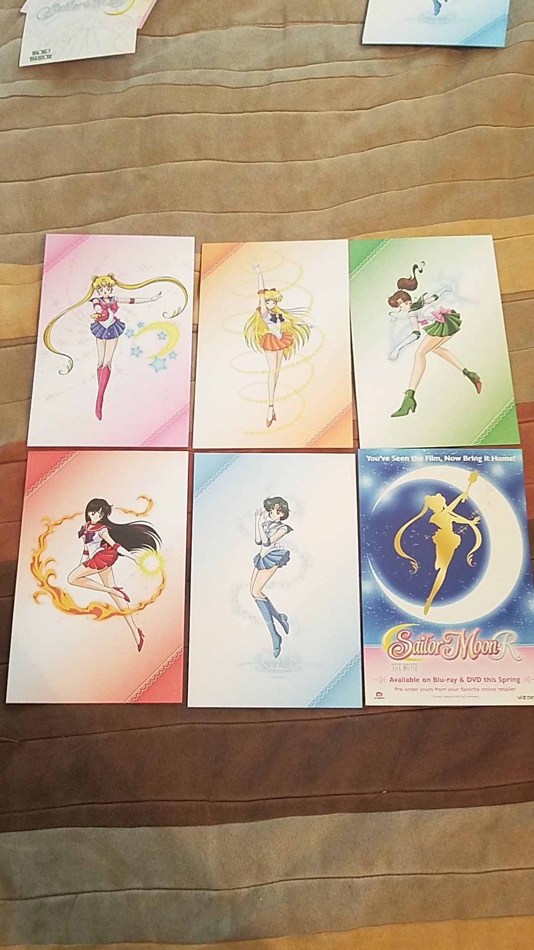 Sailor Moon R The Movie complete card set