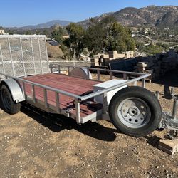 Aluminum Utility Trailer 6’x12’ With Ramp