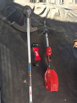 New Milwaukee M18  Brushless  Battery Powered 16" String Trimmer  With Shoulder Strap & Quik-Lok