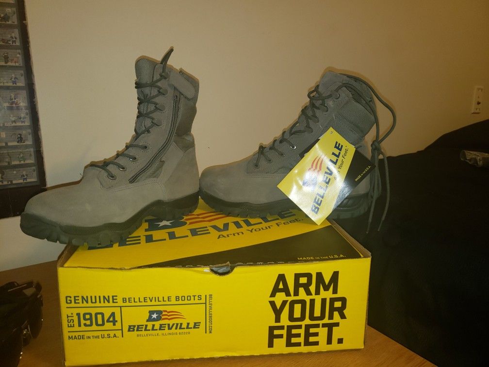 HW Side-Zip Steel Toe Tactical Boot