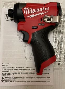 Milwaukee Fuel M12 Impact Driver 75.00