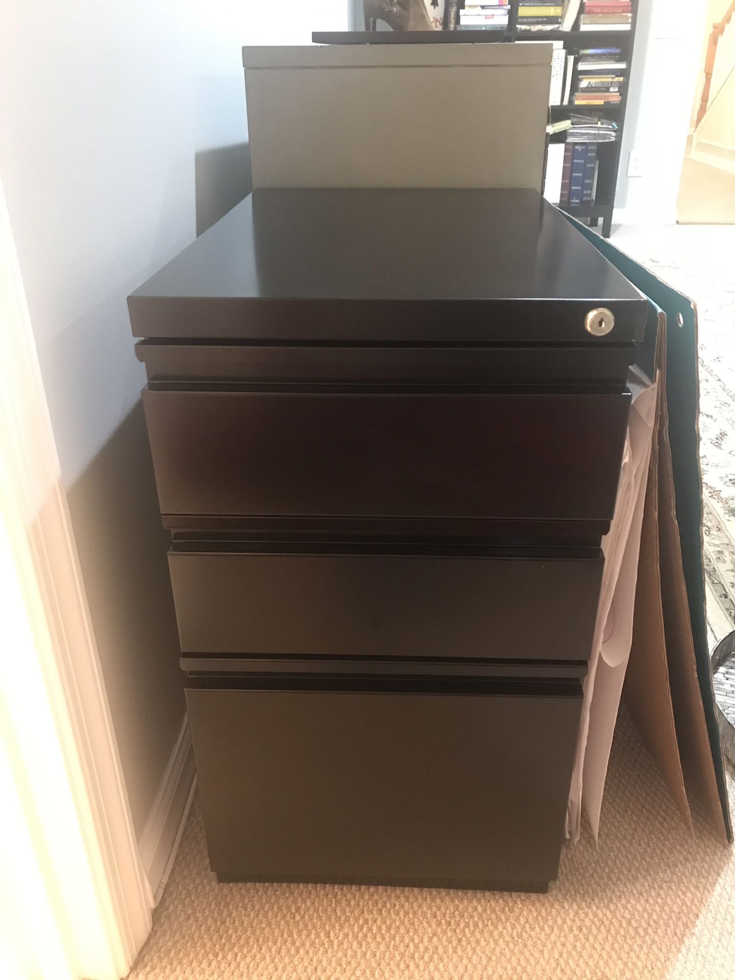 New black filing cabinet