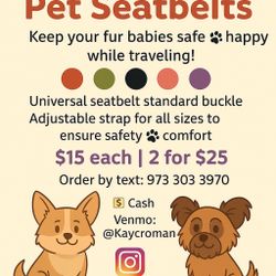 Leash Seatbelts