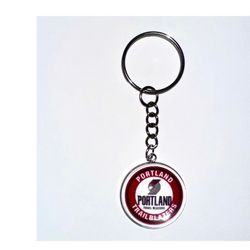 Portland Trailblazers NBA Basketball 1” Round Keychain 