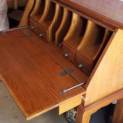 Oak Desk (all Wood)