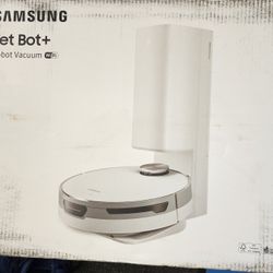 Samsung Jet Bot+ Clean Station. White Color. Brand New Still Sealed In Box.