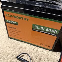 12V 50Ah Trolling Motor LiFePO4 Lithium Battery, 3000~15000 Times in Deep Cycle