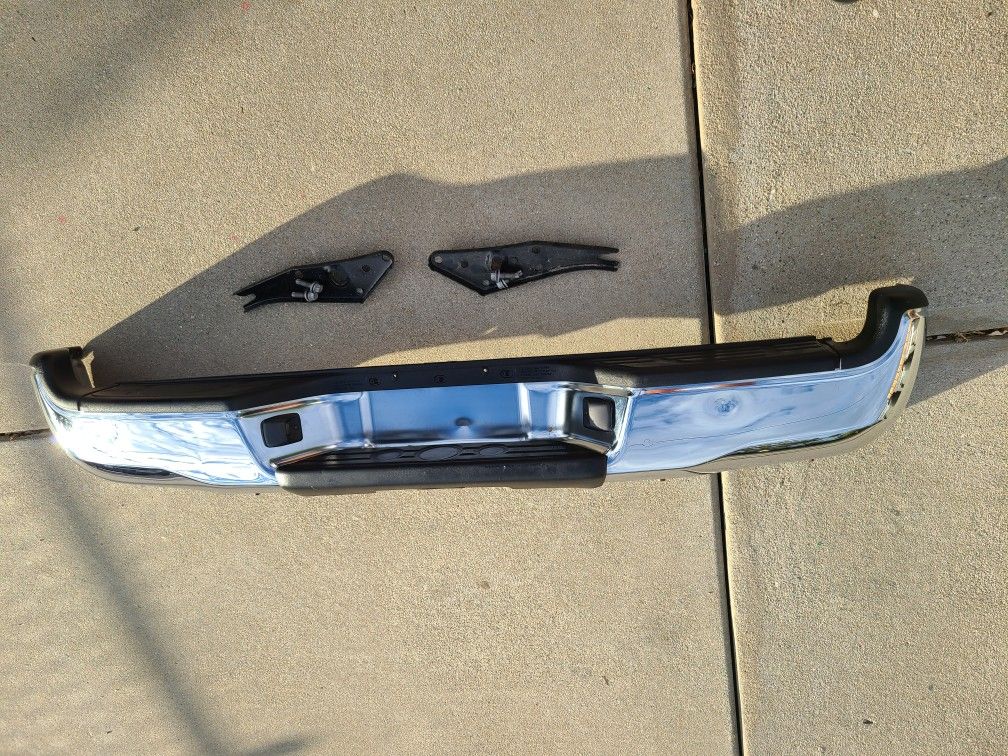 2005-2015 Chrome Rear Bumper - OEM