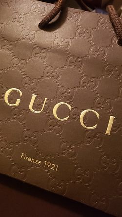 AUTHENTIC GUCCI STORE SHOPPING GIFT BAG MINT CONDITION