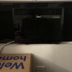 Black Window Air Conditioner 