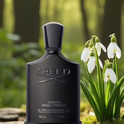 Creed Imperial, Creed Aventus, Creed Green Irish Tweed, Creed Love In White.