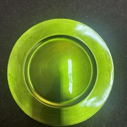 charger Plate Green 13”
