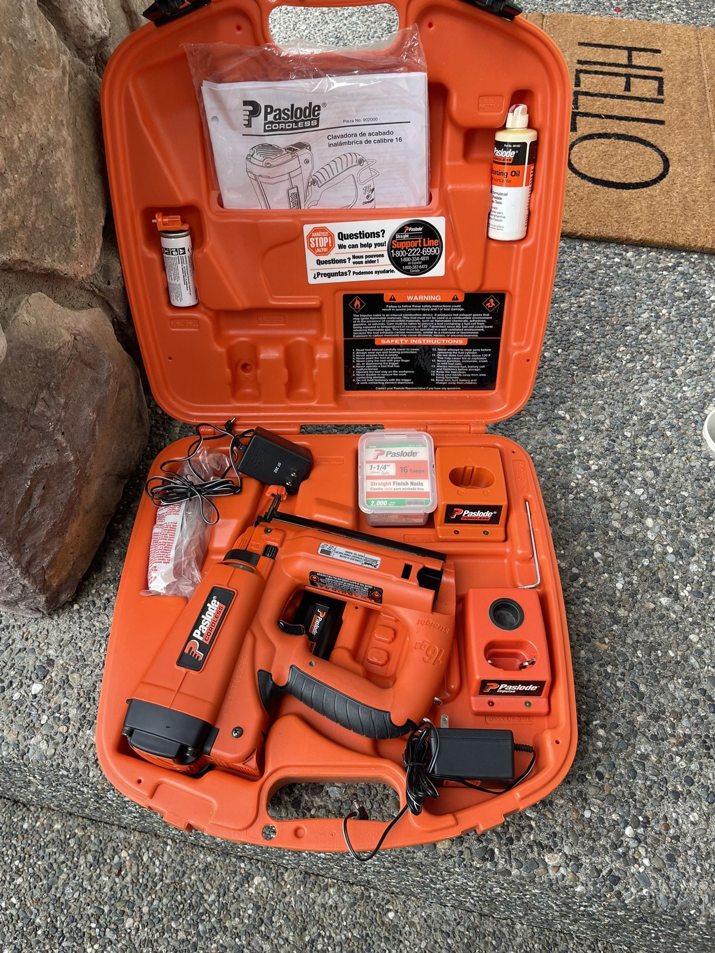 Paslode Finish Nail Gun