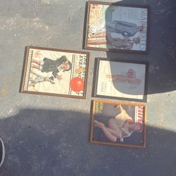 Vintage Framed Art History 30$ Each