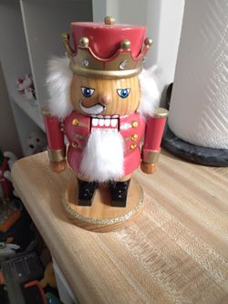 Vintage wood nutcracker