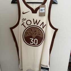 Stephen Curry Golden State Warriors Nike Authentic City Edition Jersey 48 Large