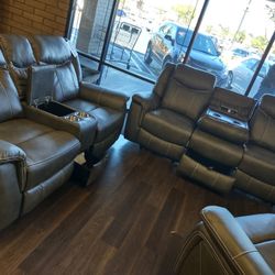 RECLINING SOFA SET
