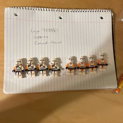 8x Lego Star Wars Utapau Troopers 2014