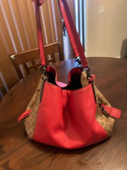 Red Coach Purse And Wallet
