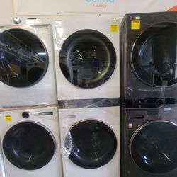 Dryer end washer lg stackable