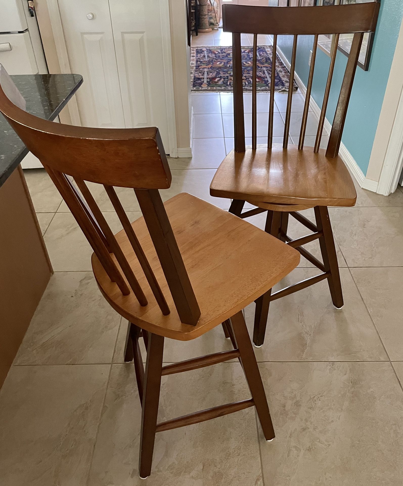 Bar Stool Swivel Chairs With Plastic Glides