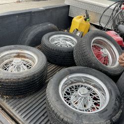 14 x 7 star Wire Rims