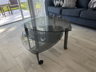 Living Room Center Glass Table