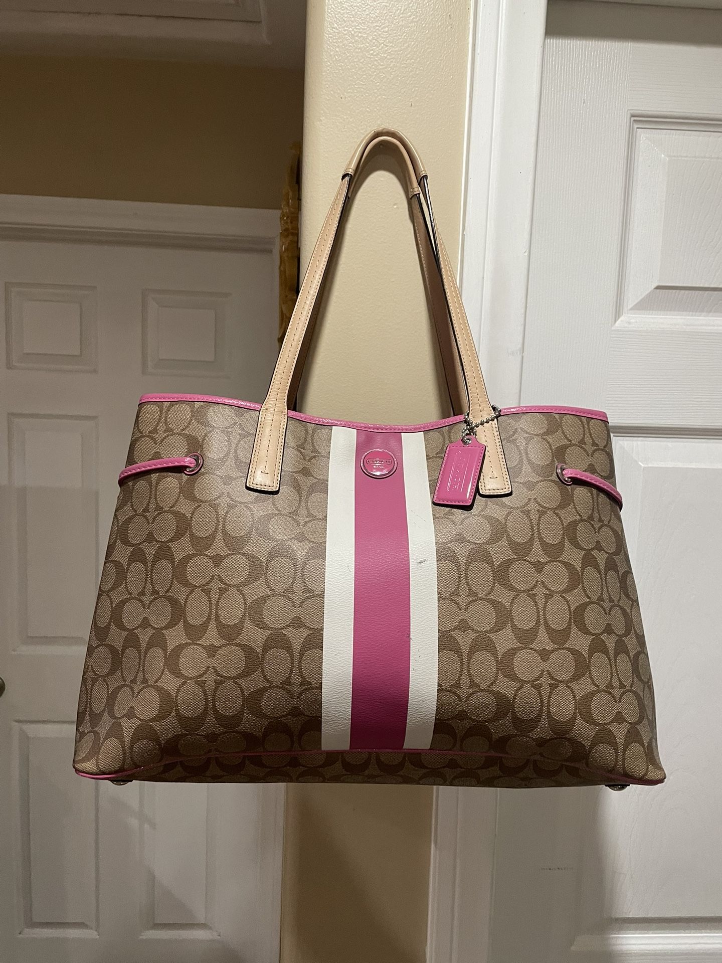 Coach Canvas Tote Bag