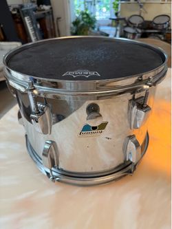 Vintage Ludwig steel wrap over maple USA 13x10 Concert Tom Drum | Steel Wrap Over Wood Shell | Made in USA