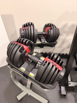 Bowflex Adjustable Dumbbell Set (5lbs to 52.5lbs) *Stand Included