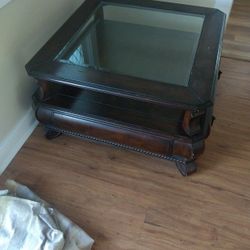 Coffee Table with Glass Top