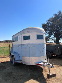 2 horse trailer