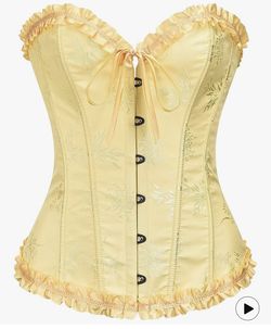 Beautiful Yellow Corset