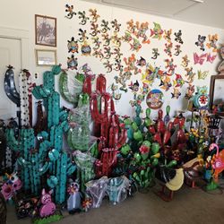 Amazing Mexican Talavera Pottery, Clay Pots, Spinners, Yard Art, Wall Decoration And More!