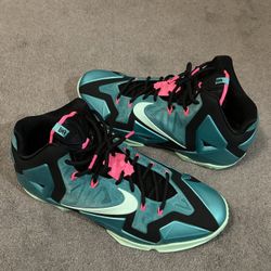 LeBron 11 South Beach Miami Size 13 Like New