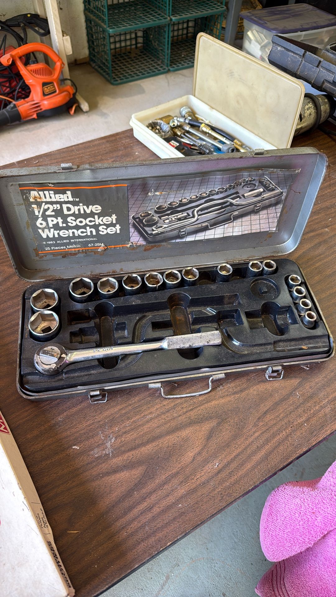 Allied 1/2 Drive 6pt. Socket Wrench Set
