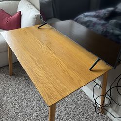 Natural Wood Rectangular Kitchen/Dinning Table 