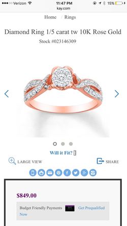Kay Jewelers Ring