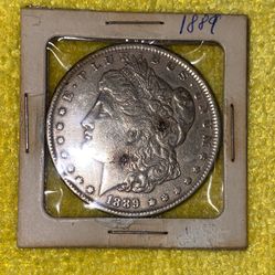 Silver. 1889/ P Morgan Silver Dollar 