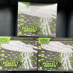 Pokemon perfect order etbs