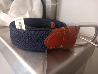 J Crew Medium Navy Belt Men's