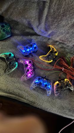 Afterglow XBOX ONE Controllers LED Wired 10FT cable console series s x red pink orange blue