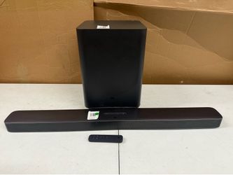 Soundbar and subwoofer