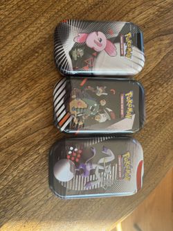 Black Bolt White Flare Unova Mini Tins Set Of 3