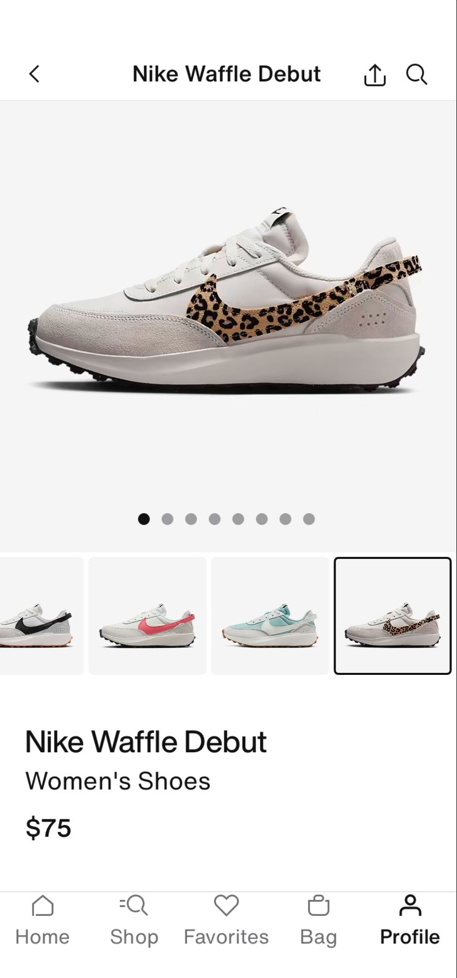 Women’s Nike Waffle Debut Size 8 Brand New In Box